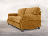 Hetty Snug 2 Seat Sofa In Gold Vintage Velvet