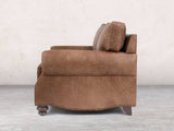 Hetty Snug 2 Seat Sofa In Hickory Vintage Leather