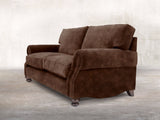 Hetty Snug 2 Seat Sofa In Hickory Vintage Velvet