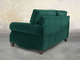 Hetty Snug 2 Seat Sofa In Kingfisher Lush Velvet
