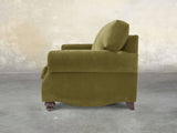 Hetty Snug 2 Seat Sofa In Moss Lush Velvet