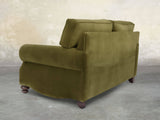 Hetty Snug 2 Seat Sofa In Moss Lush Velvet