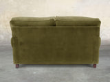 Hetty Snug 2 Seat Sofa In Moss Lush Velvet
