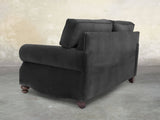 Hetty Snug 2 Seat Sofa In Nickel Lush Velvet
