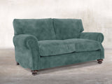 Hetty Snug 2 Seat Sofa In Ocean Storm Vintage Velvet