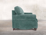 Hetty Snug 2 Seat Sofa In Ocean Storm Vintage Velvet