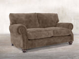 Hetty Snug 2 Seat Sofa In Otter Vintage Velvet