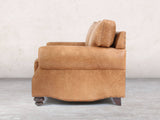 Hetty Snug 2 Seat Sofa In Pecan Vintage Leather
