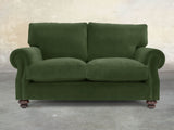 Hetty Snug 2 Seat Sofa In Pine Lush Velvet
