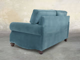 Hetty Snug 2 Seat Sofa In Sky Lush Velvet