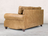 Hetty Snug 2 Seat Sofa In Tan Vintage Leather