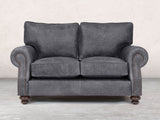 Hetty Snug 2 Seat Sofa In Thunder Vintage Leather