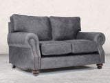 Hetty Snug 2 Seat Sofa In Thunder Vintage Leather