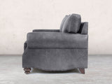 Hetty Snug 2 Seat Sofa In Thunder Vintage Leather