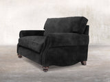 Hetty Snuggler In Black Cat Vintage Velvet