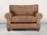 Hetty Snuggler In Brown Vintage Leather
