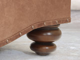 Hetty Snuggler In Brown Vintage Leather