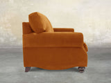 Hetty Snuggler In Burnt Orange Lush Velvet