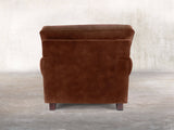Hetty Snuggler In Burnt Umber Vintage Velvet