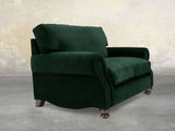 Hetty Snuggler In Dark Green Lush Velvet