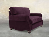 Hetty Snuggler In Grape Lush Velvet