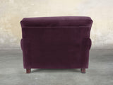 Hetty Snuggler In Grape Lush Velvet