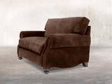 Hetty Snuggler In Hickory Vintage Velvet