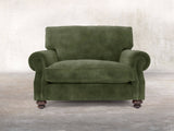 Hetty Snuggler In Jade Vintage Velvet