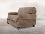 Hetty Snuggler In Mocha Vintage Velvet