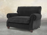 Hetty Snuggler In Nickel Lush Velvet