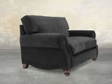 Hetty Snuggler In Nickel Lush Velvet