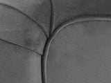 Hetty Snuggler In Nickel Lush Velvet
