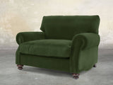 Hetty Snuggler In Pine Lush Velvet