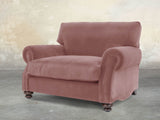 Hetty Snuggler In Pink Lush Velvet