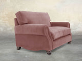 Hetty Snuggler In Pink Lush Velvet