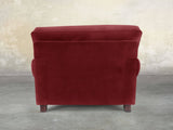 Hetty Snuggler In Red Lush Velvet