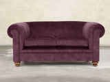 Jasper 2 Seat Chesterfield Sofa In Imperial Vintage Velvet