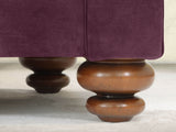 Jasper 2 Seat Chesterfield Sofa In Imperial Vintage Velvet