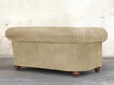 Jasper 2 Seat Chesterfield Sofa In Oyster Soft 'n' Easy Leather