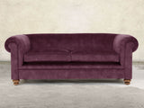 Jasper 3 Seat Chesterfield Sofa In Imperial Vintage Velvet