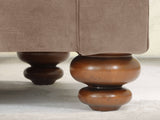Jasper 3 Seat Chesterfield Sofa In Mocha Vintage Velvet
