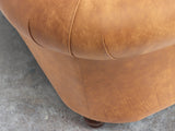 Jasper 3 Seat Chesterfield Sofa In Camel Soft 'n' Easy Leather