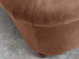 Jasper 3 Seat Chesterfield Sofa In Hazel Soft 'n' Easy Leather
