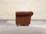 Jasper 4 Seat Chesterfield Sofa In Burnt Umber Vintage Velvet