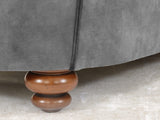 Jasper 4 Seat Chesterfield Sofa In Dove Vintage Velvet