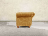 Jasper 4 Seat Chesterfield Sofa In Gold Vintage Velvet
