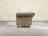 Jasper 4 Seat Chesterfield Sofa In Otter Vintage Velvet
