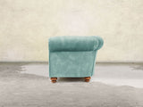 Jasper 4 Seat Chesterfield Sofa In Summer Mist Vintage Velvet