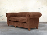 Jasper 4 Seat Chesterfield Sofa In Hazel Soft 'n' Easy Leather