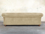 Jasper 4 Seat Chesterfield Sofa In Oyster Soft 'n' Easy Leather